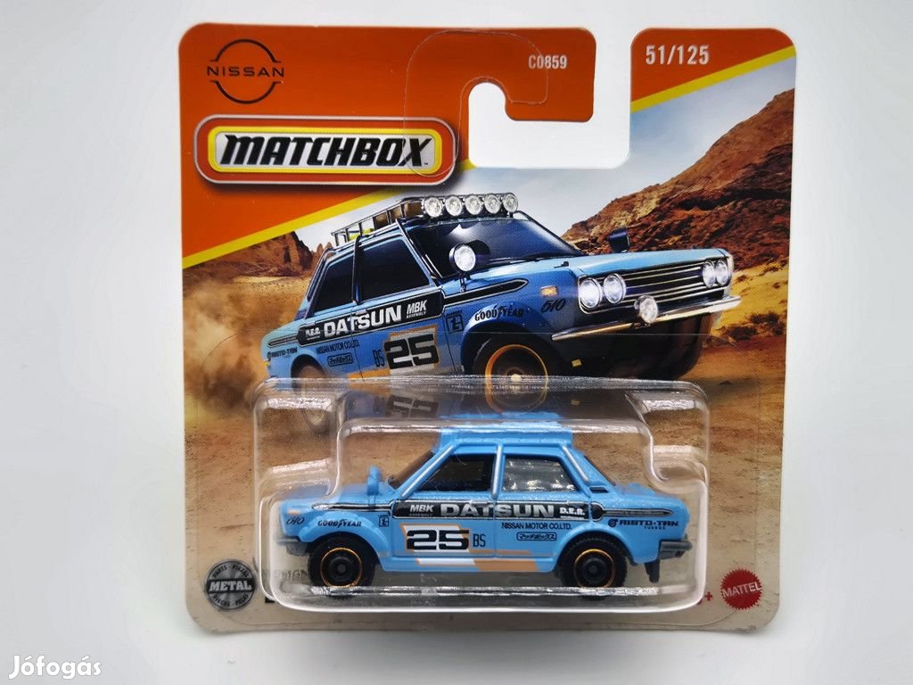 Datsun 510 Rally (1970) - 51/125 - bliszteres  -  Matchbox - 1:64
