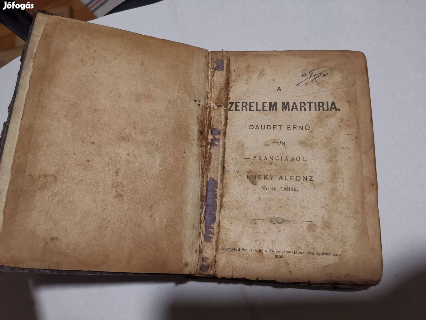 Daudet Ernő Ernst - A szerelem mártírja 1908 - egy színésznő