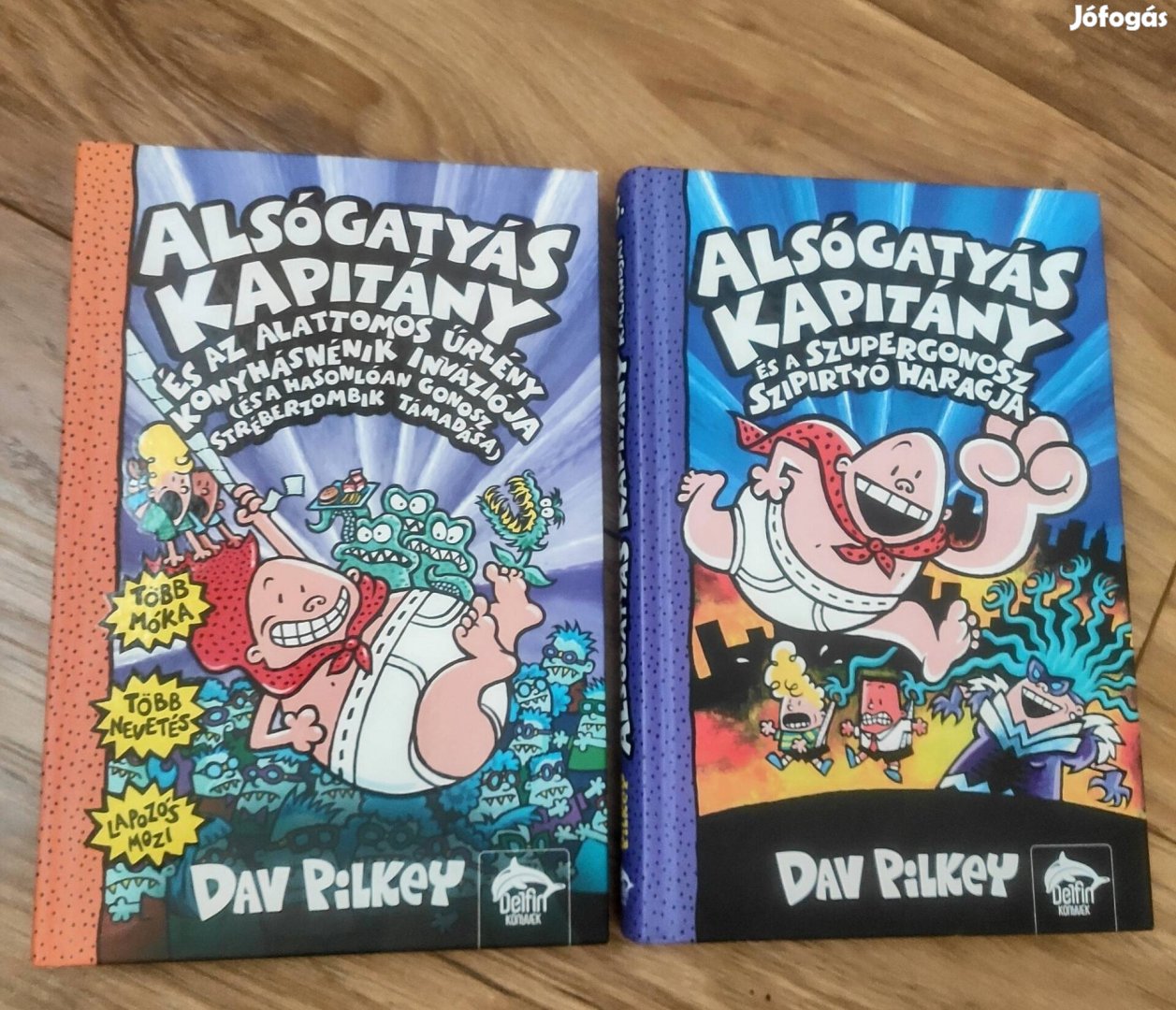 Dav Pilkey: Alsógatyás kapitány 3. és 5. rész 