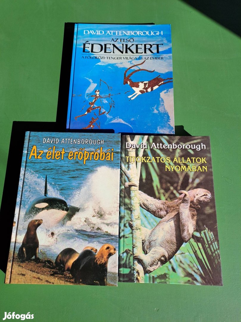 David Attenborough könyvek