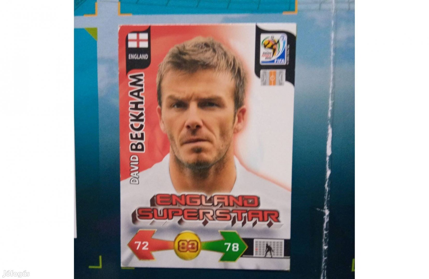 David Beckham Fifa World Cup 2010 focis kártya