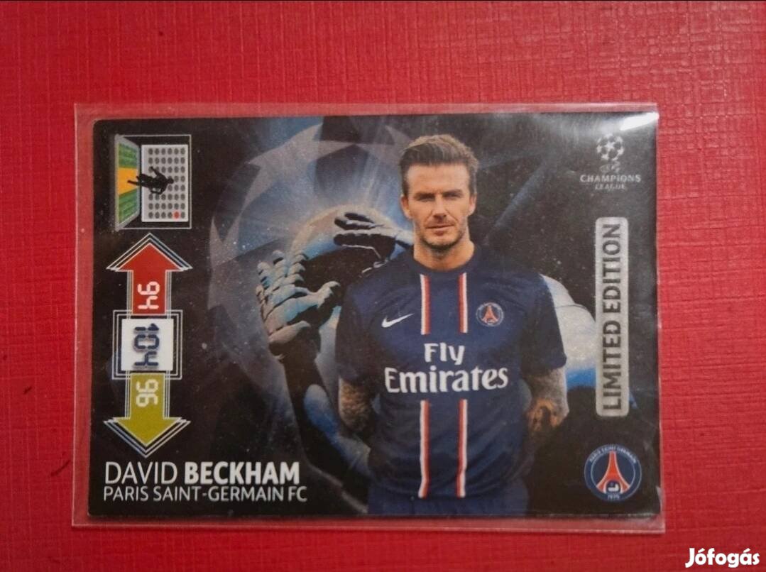 David Beckham PSG Limited Edition Panini eladó!