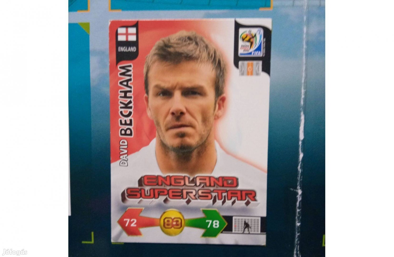 David Beckham (Anglia) Fifa World Cup 2010 focis kártya