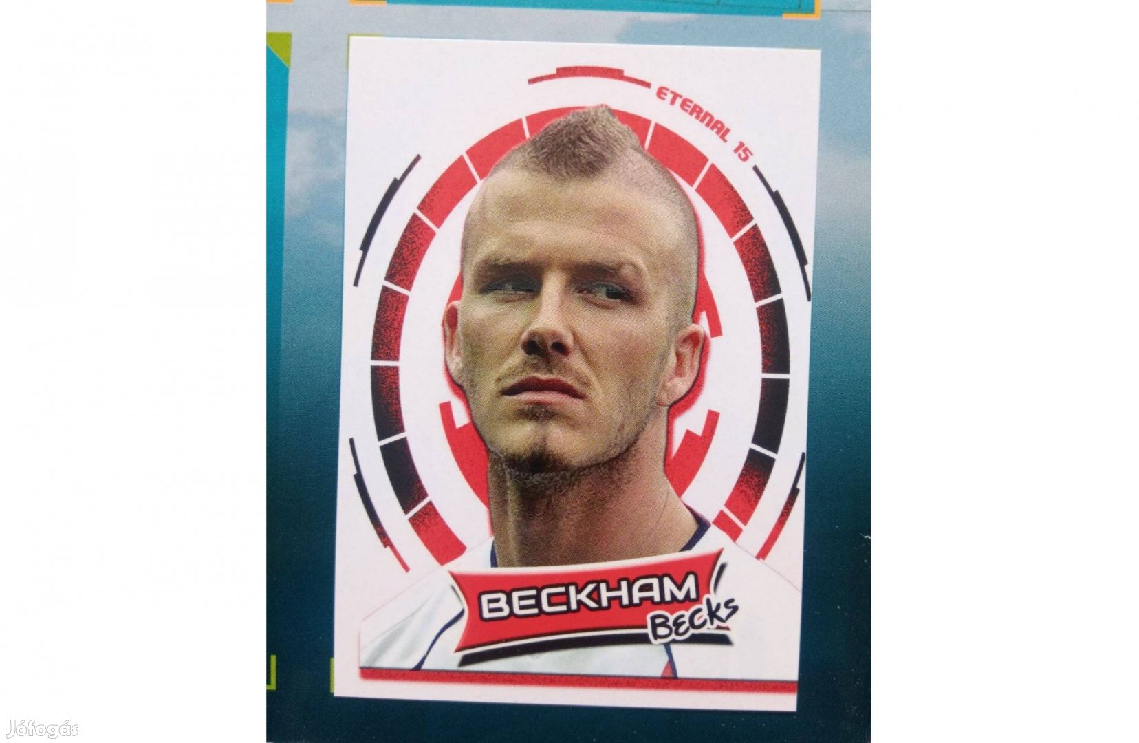 David Beckham (Anglia és Real Madrid) szurkolói focis kártya