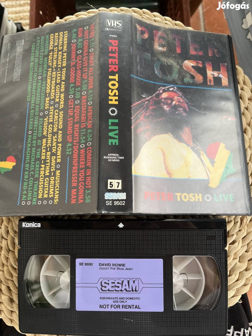 David Bowie Peter Tosh vhs