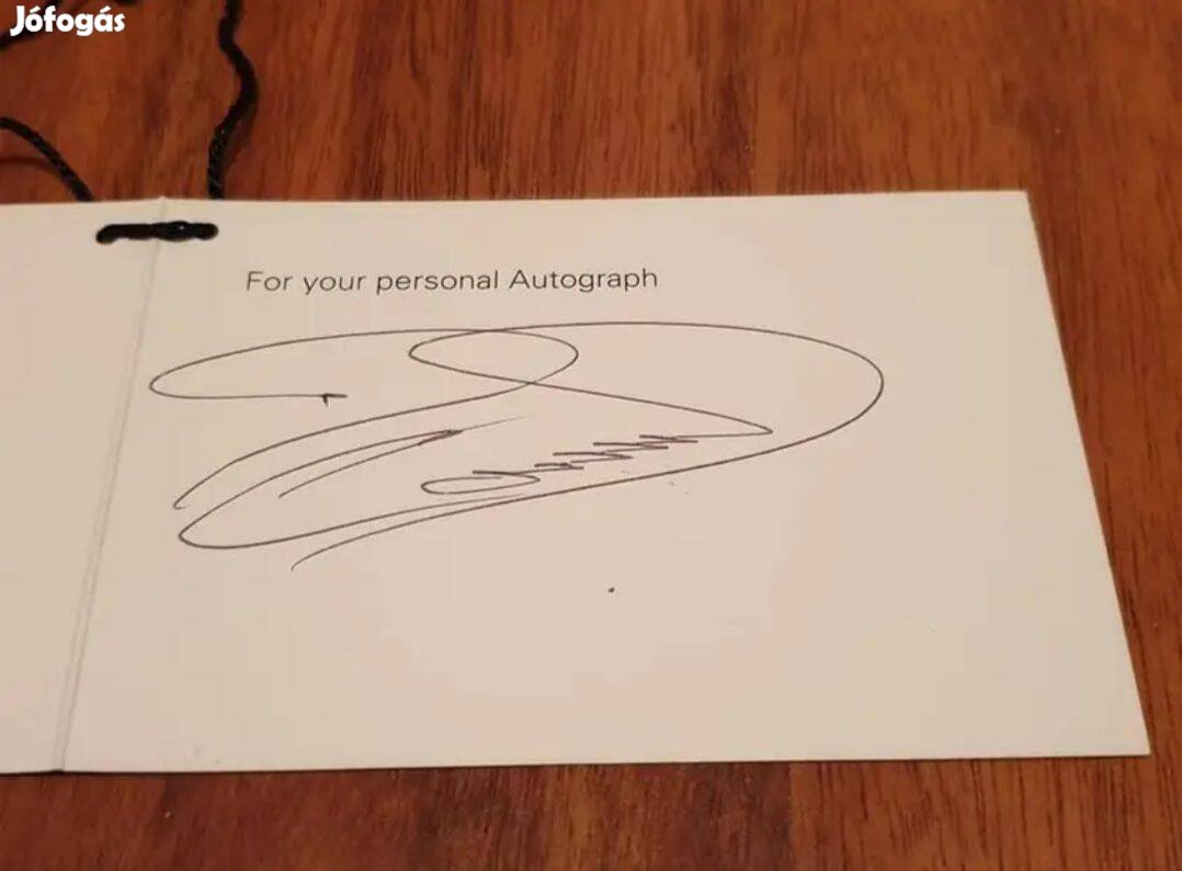 David Coulthard Autogram Aláírás
