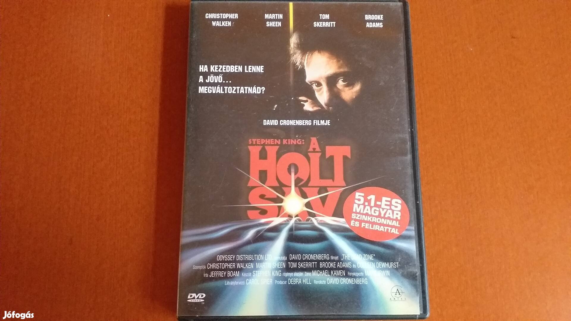 David Cronenberg -Holtsáv thriller DVD