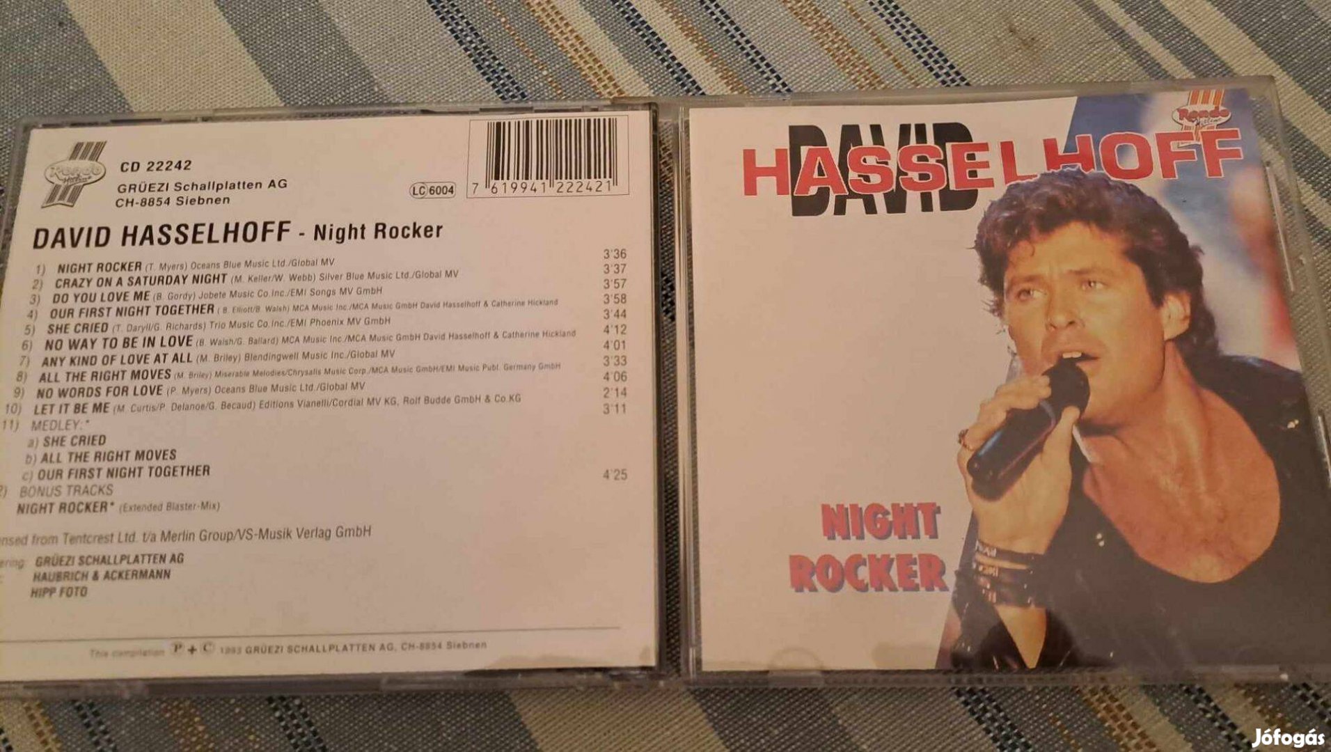 David Hasselhoff Night Rocker CD