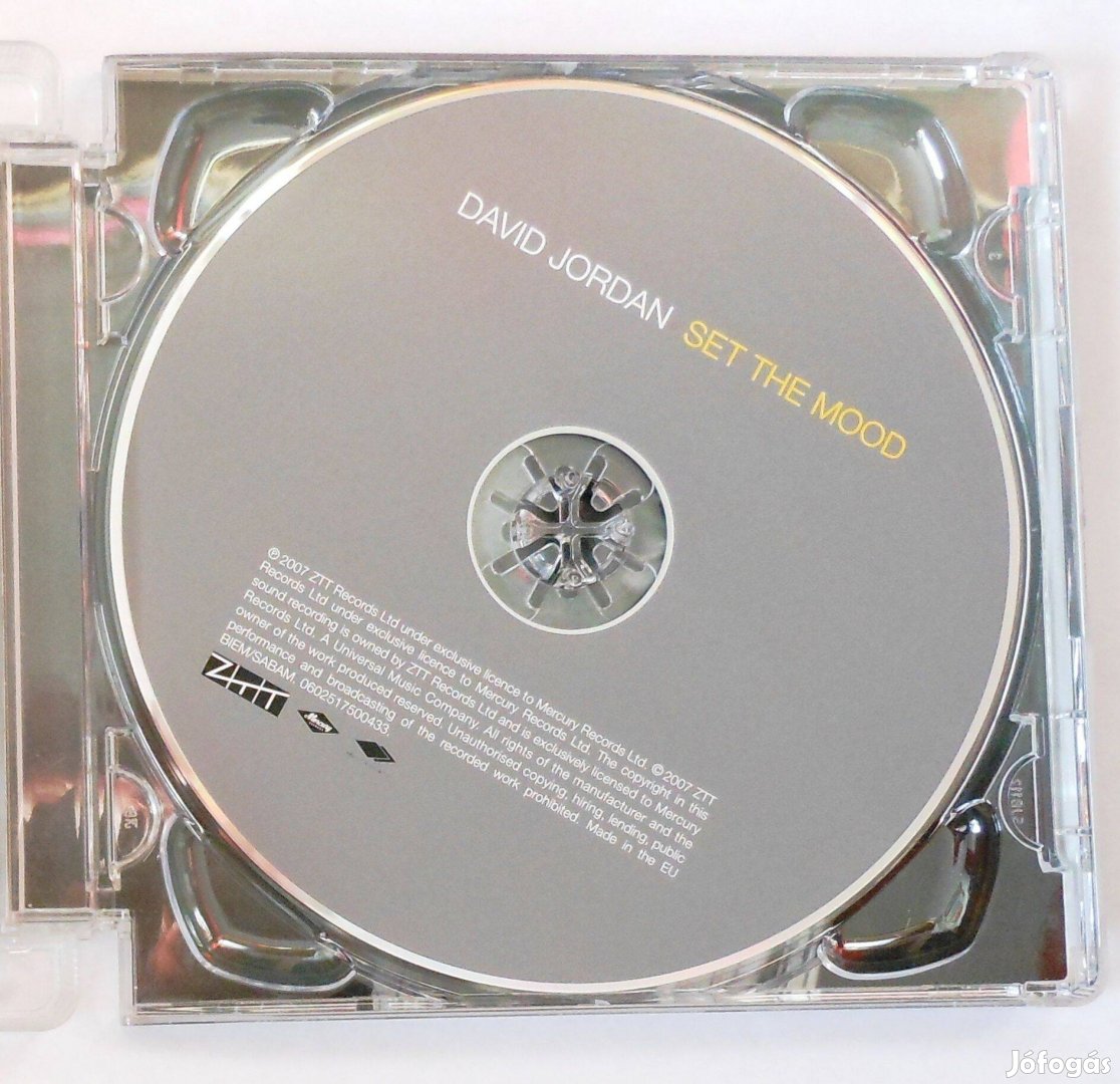 David Jordan Set the Mood CD eladó