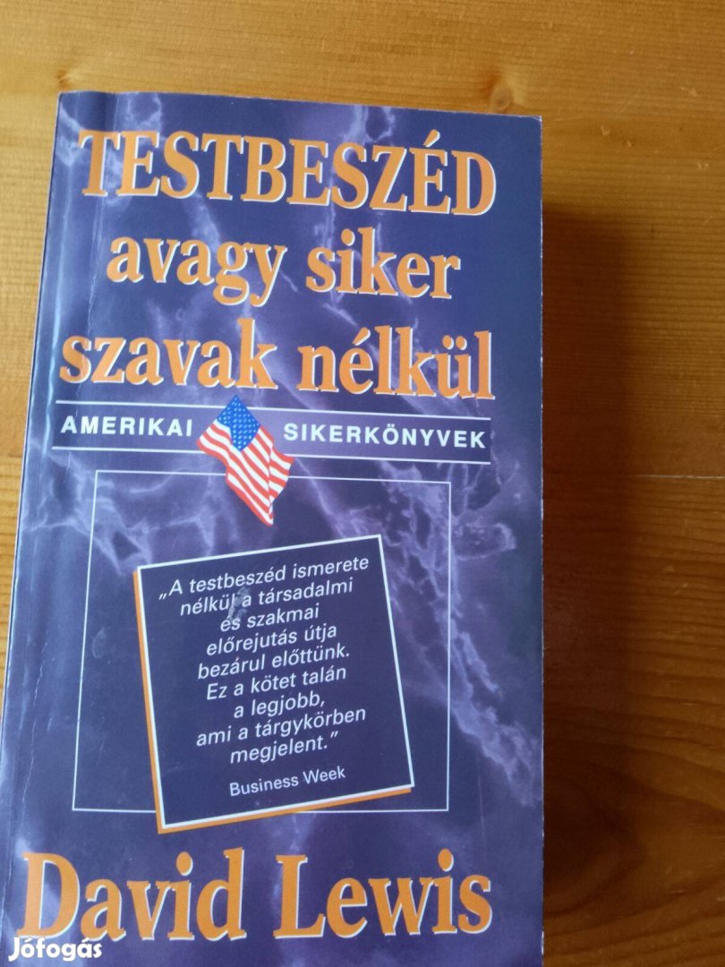 David Lewis Testbeszéd avagy siker szavak nélkül / Könyv /ME2/