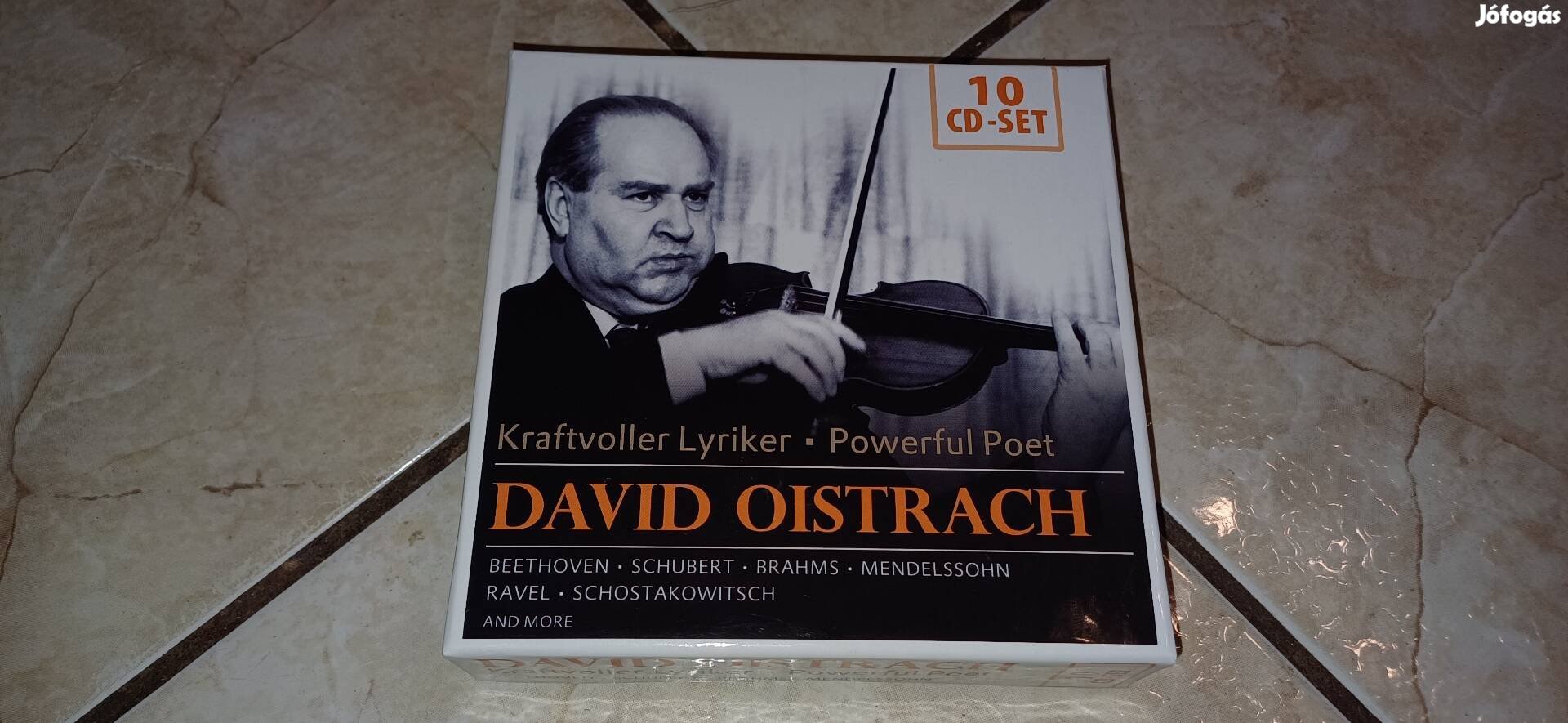 David Oistrach 10db cd lemezek