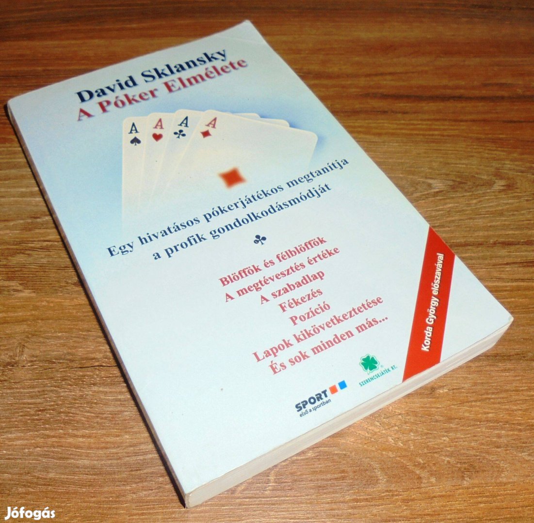 David Sklansky A póker elmélete
