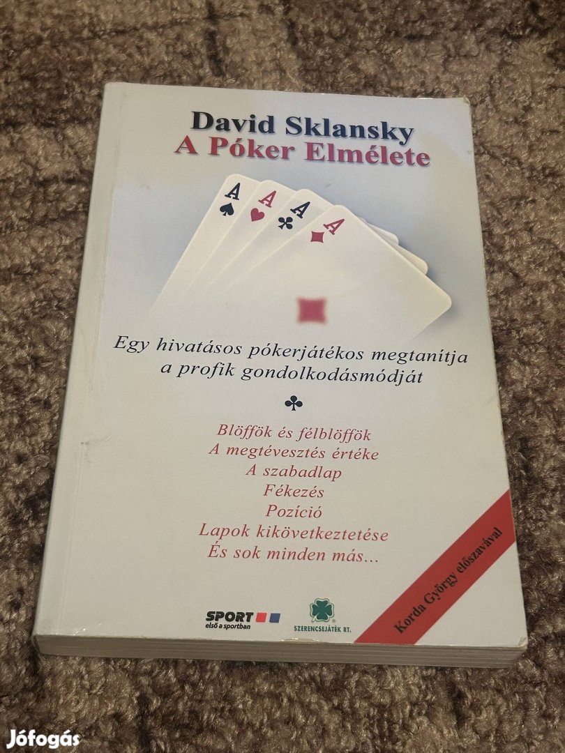 David Sklansky A póker elmélete