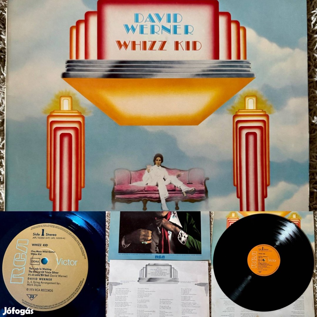 David Werner Glam Rock vinyl bakelit lemez