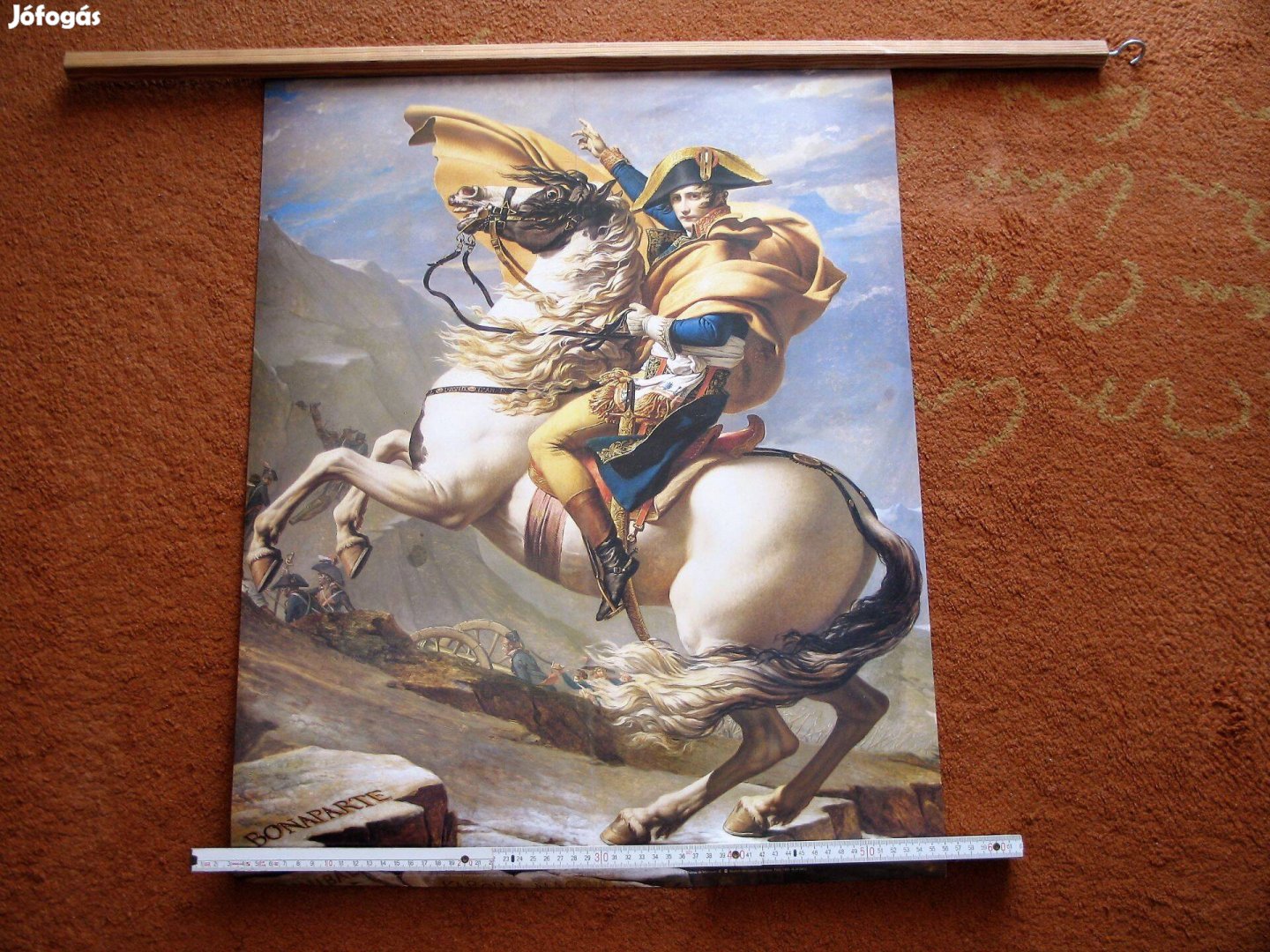 David: Napóleon a Szt. Bernáth hágón - plakát / 70x54 cm