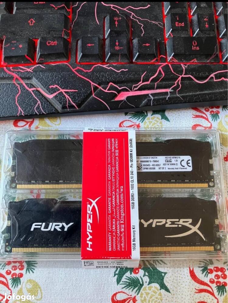 Ddr3 hyperx ram 2*8 gb kit 1600mhz