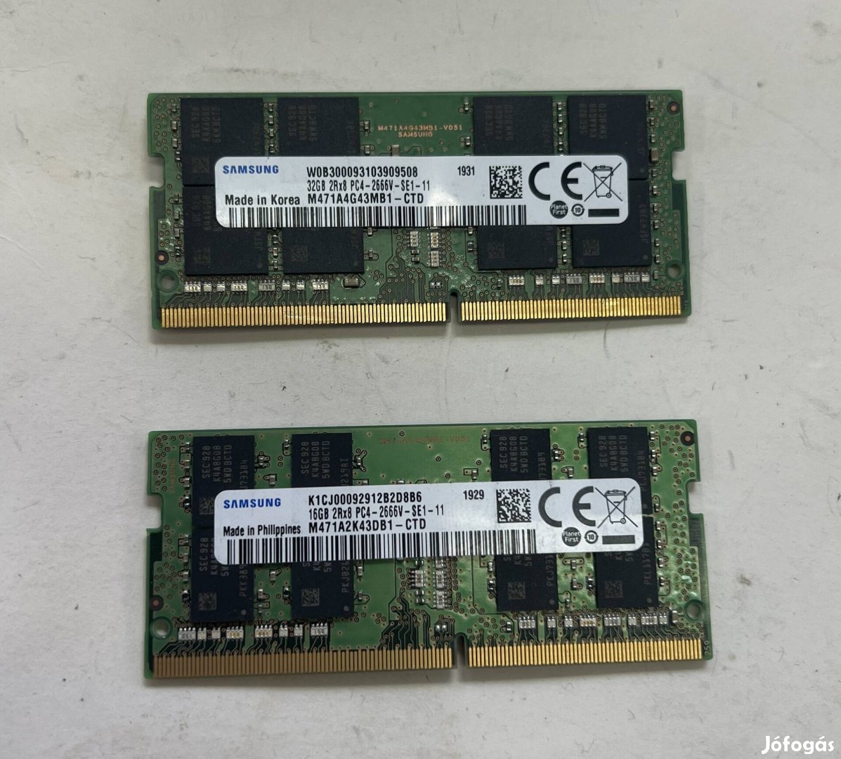 Ddr4 pc4 2666v 16gb laptap ram