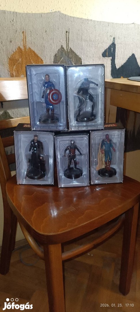 De Agostini Marvel. Amerika Kapitány, Hangya, Thor, Vizió,