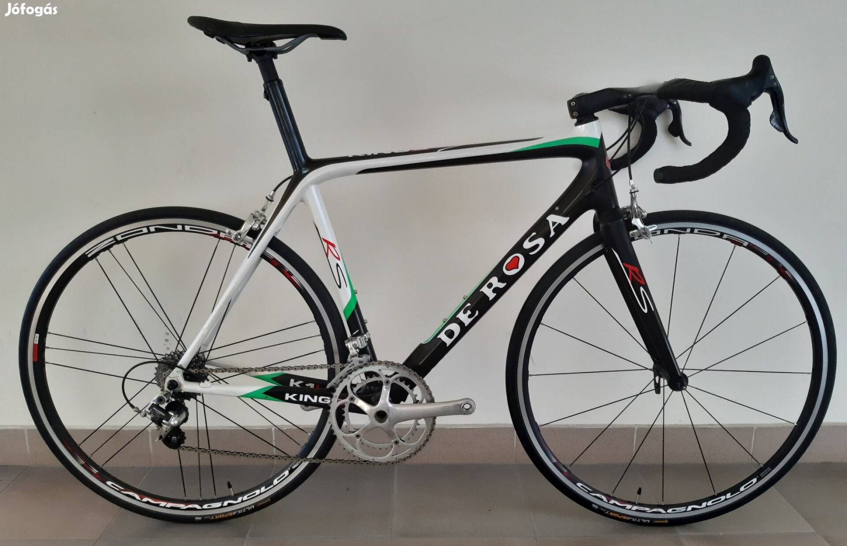 De Rosa King 3 RS karbon országúti kerékpár. Használt, szép állapotú!