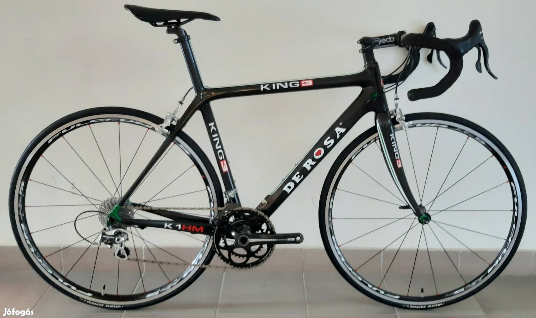 De Rosa King 3 karbon országúti kerékpár. Újszerű!