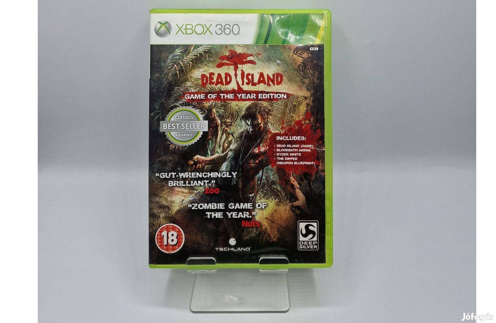 Dead Island Game of the Year Edition - Xbox 360 játék, használt