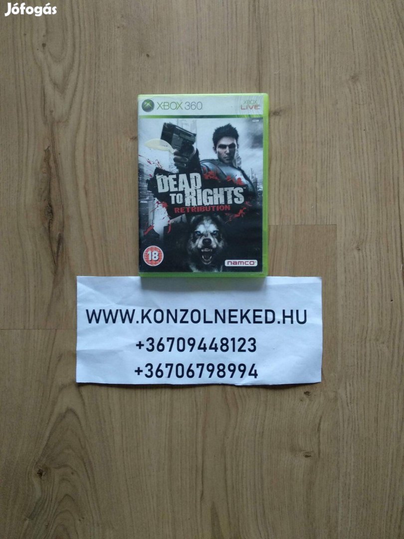 Dead to Rights Retribution Xbox One Kompatibilis Xbox 360 játék