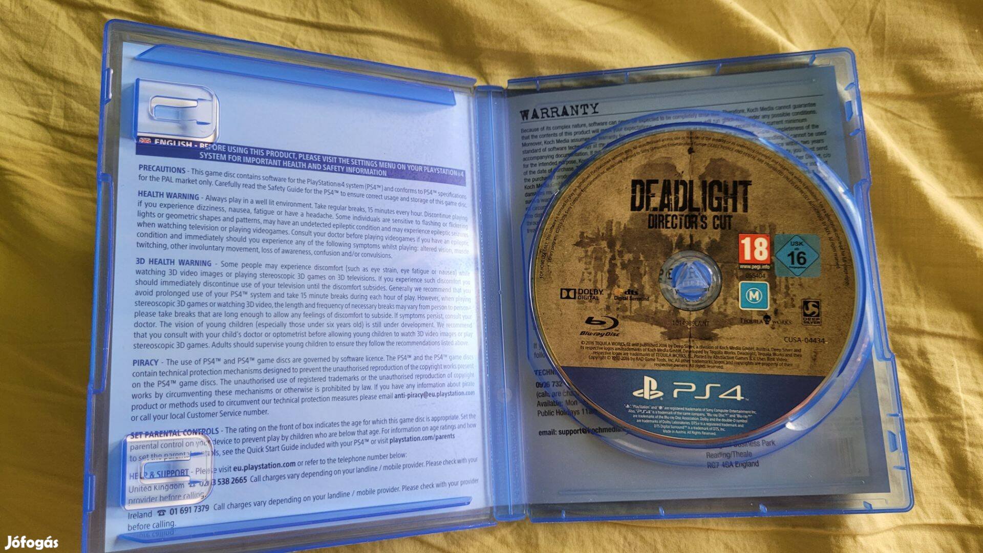 Deadlight PS4 Játék Playstation 4 konzolra