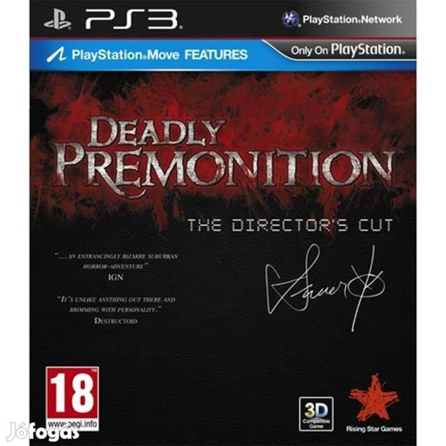 Deadly Premonition - Director's Cut (18) PS3 játék