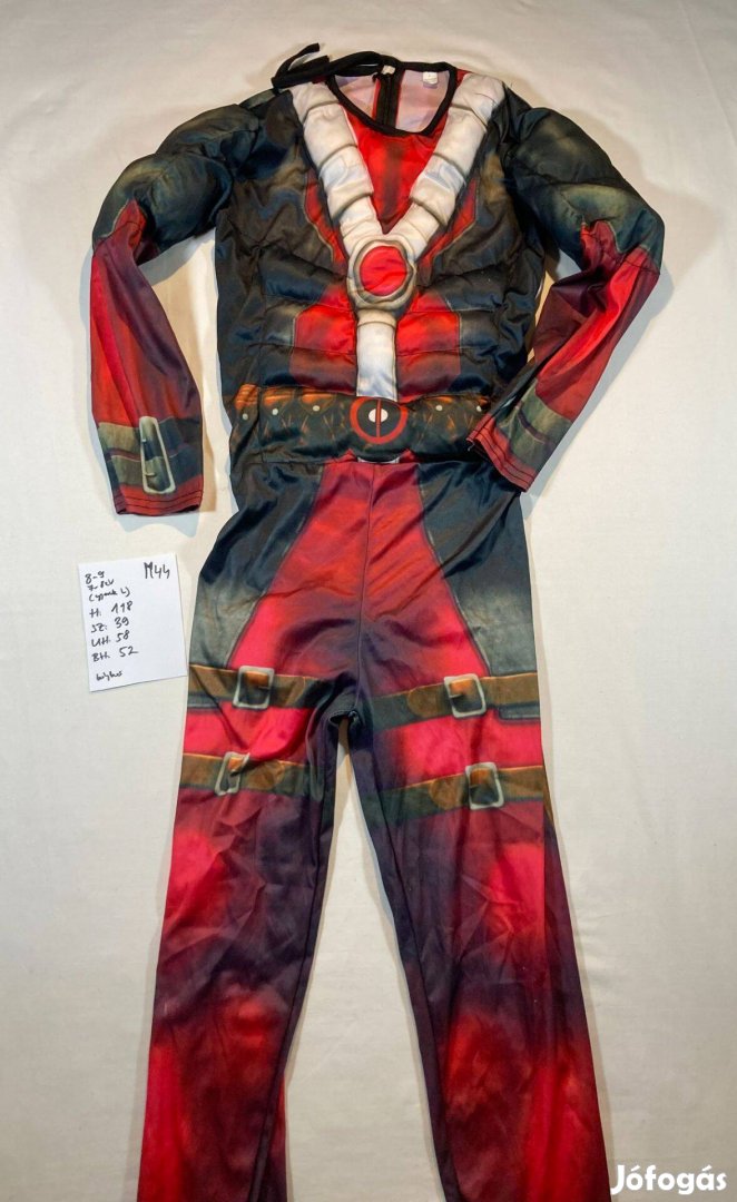 Deadpool jelmez 7-9 év M44