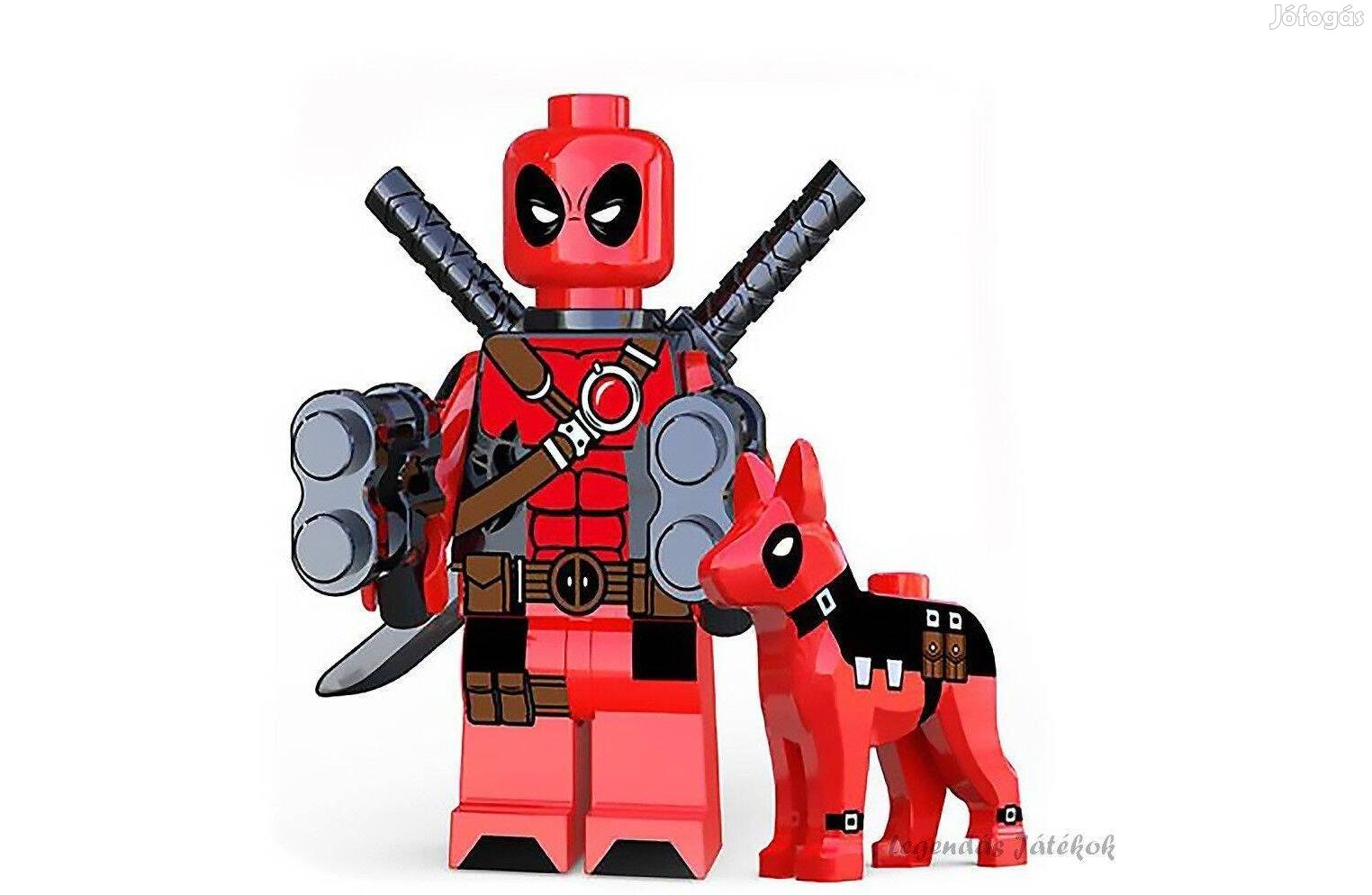 Deadpool mini figura kutya figurával