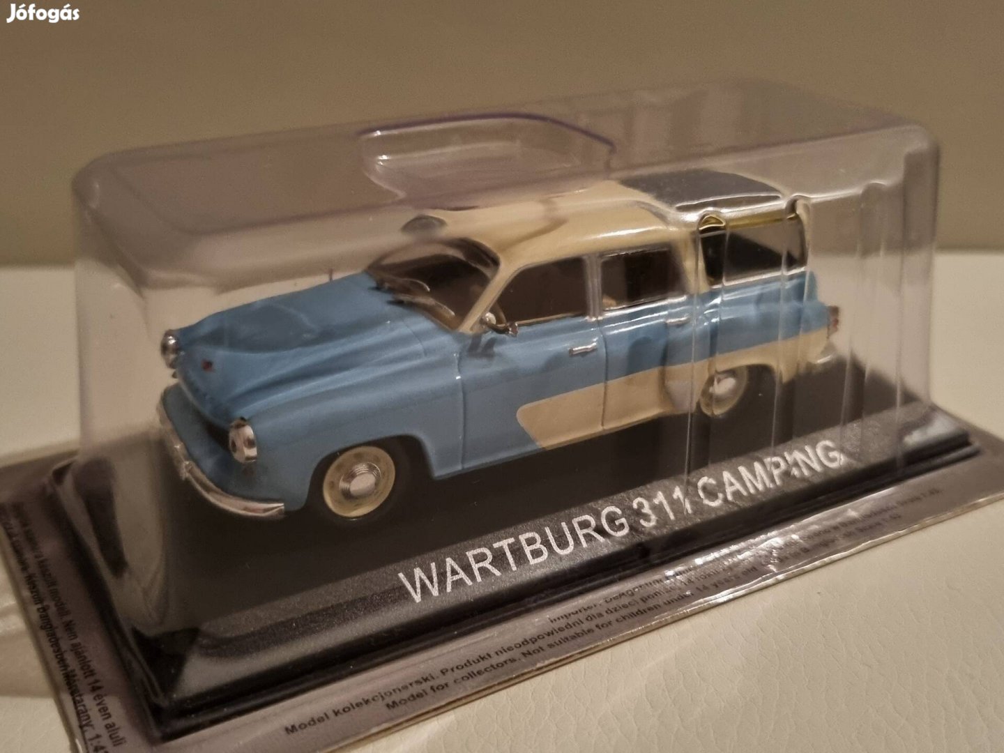 Deagostini 1:43 új bontatlan modell 1/43 Wartburg 311 Camping