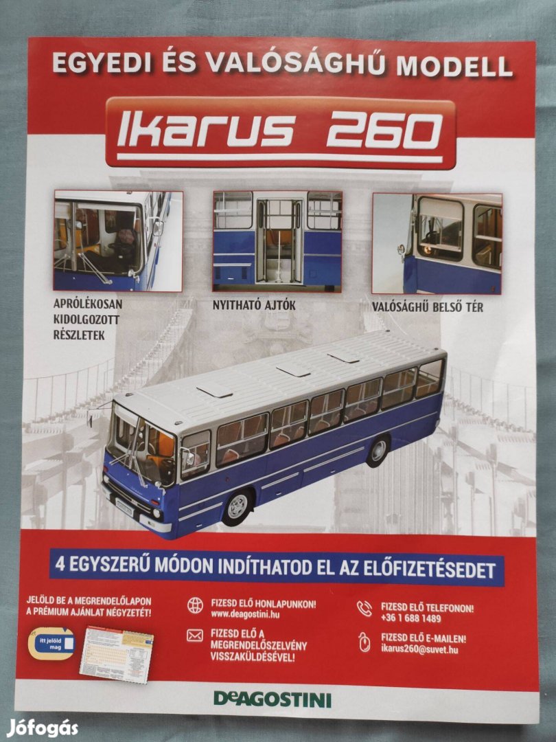 Deagostini Ikarus 260 1-54 lapszámok Új