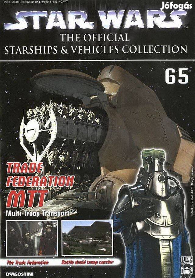 Deagostini Star Wars 65 - Trade Federation MTT magazin, újság