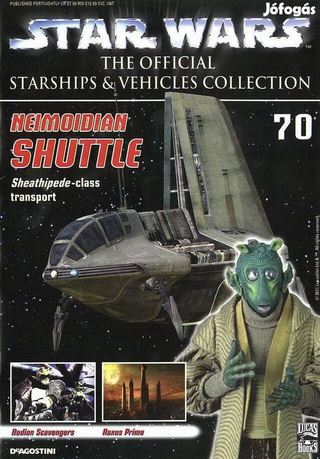 Deagostini Star Wars 70 - Neimoidian Shuttle magazin, újság