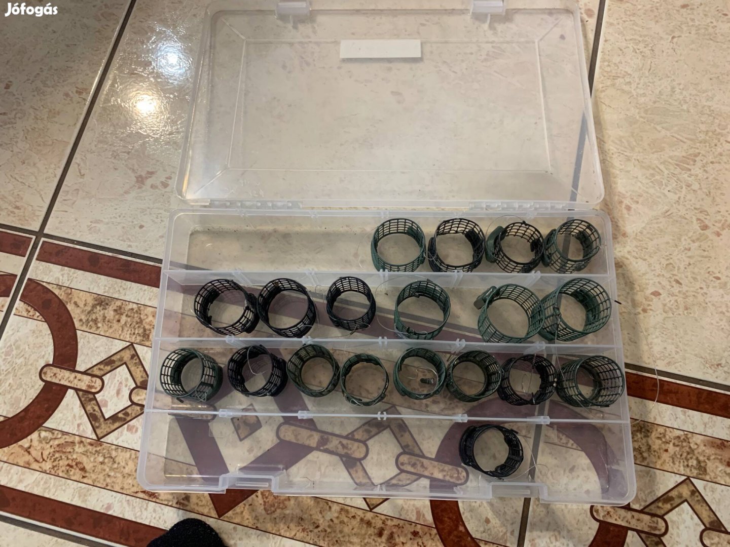 Deáky round feeder horgász etetőkosarak 20 db