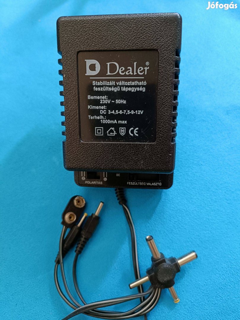 Dealer stabilizált táp 1000mA