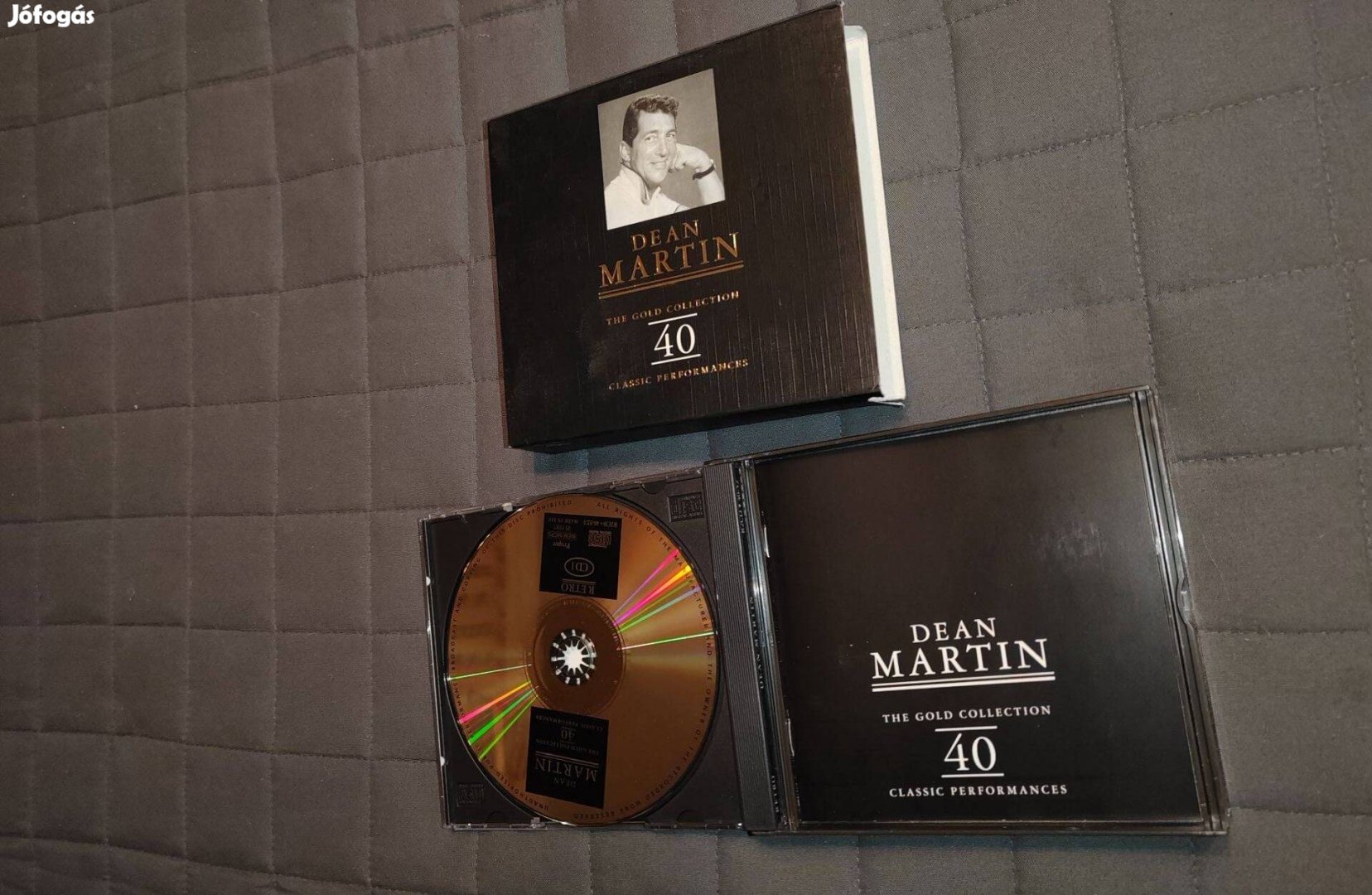 Dean Martin dupla cd arany színű