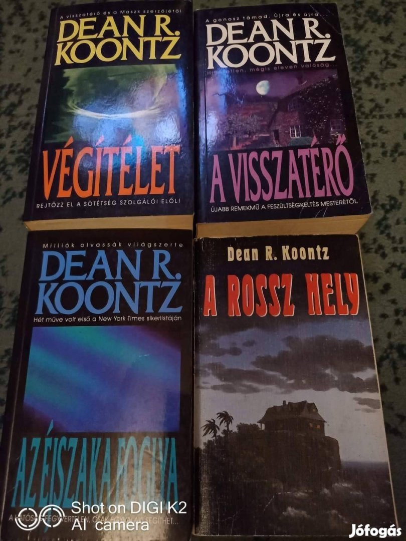 Dean R Koontz könyvek 