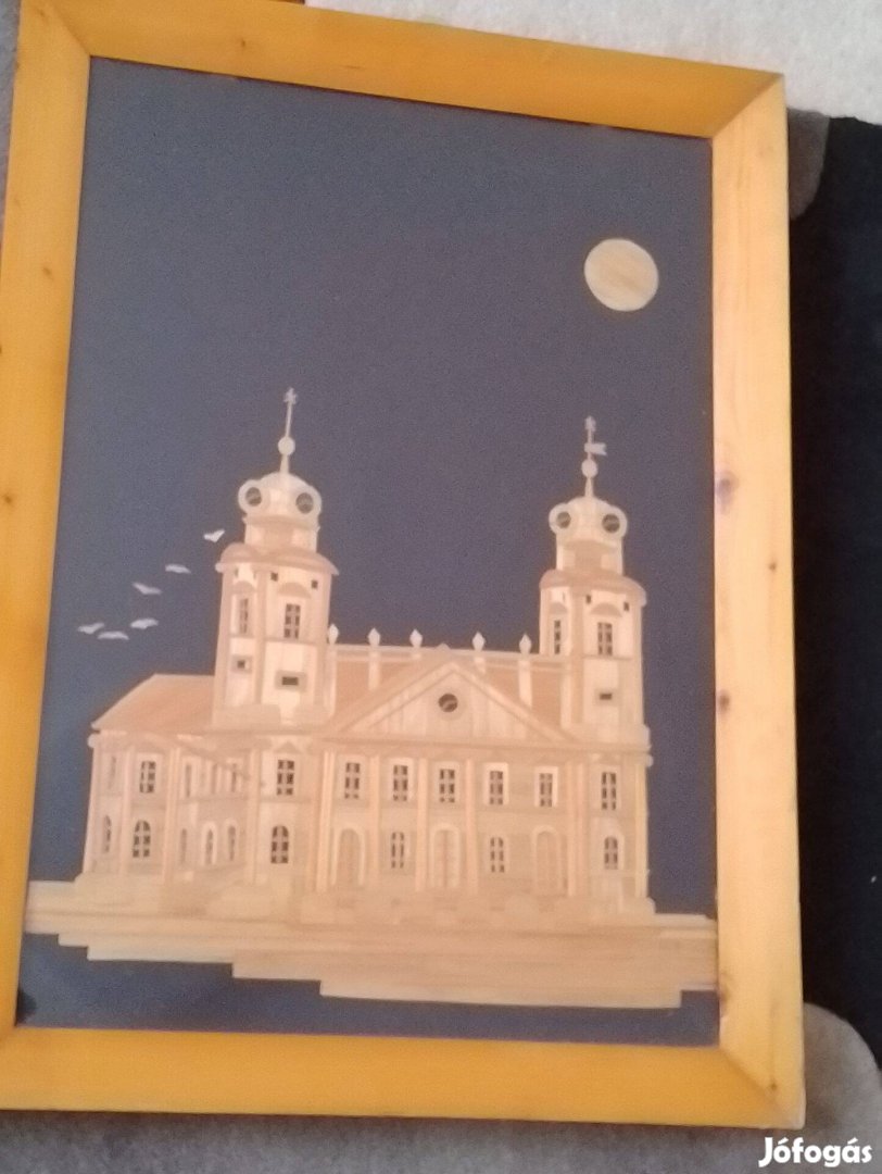Debrecen Nagytemplomról szalmakép újszerű állapotban eladó