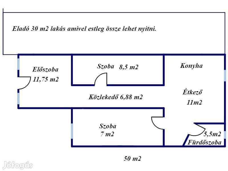 Debreceni 45 nm-es ház eladó