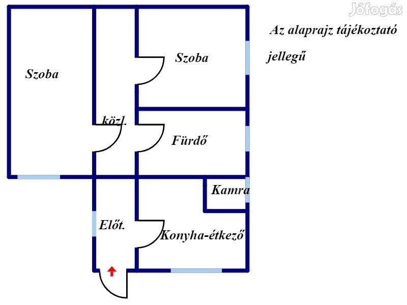 Debreceni 50 nm-es ház eladó