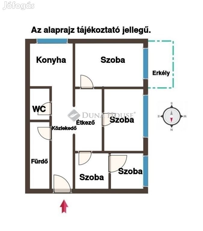 Debreceni 71 nm-es lakás eladó