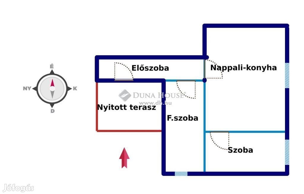 Debreceni eladó 44 nm-es ház