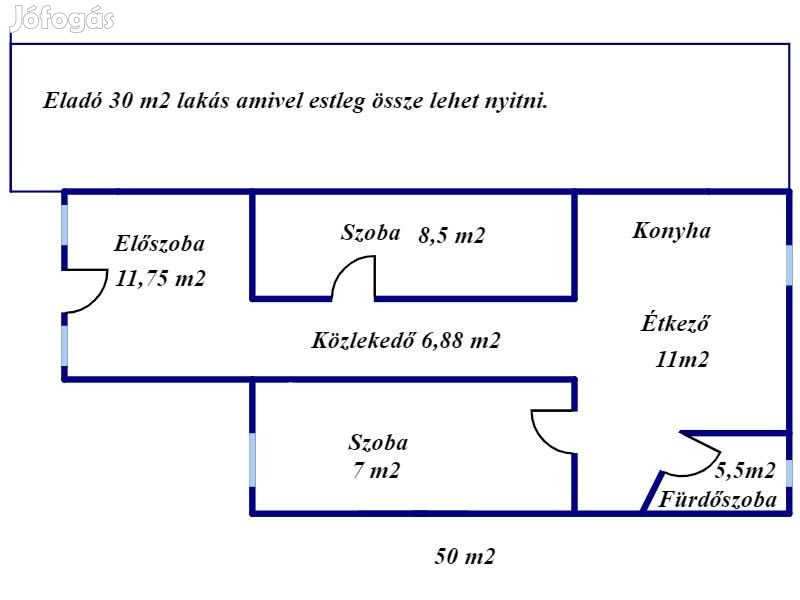 Debreceni eladó 45 nm-es ház