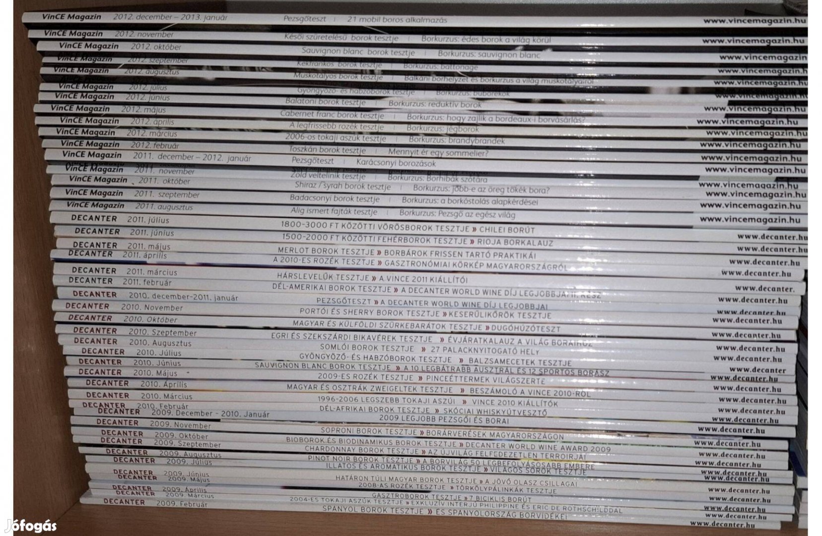 Decanter Vince magazinok