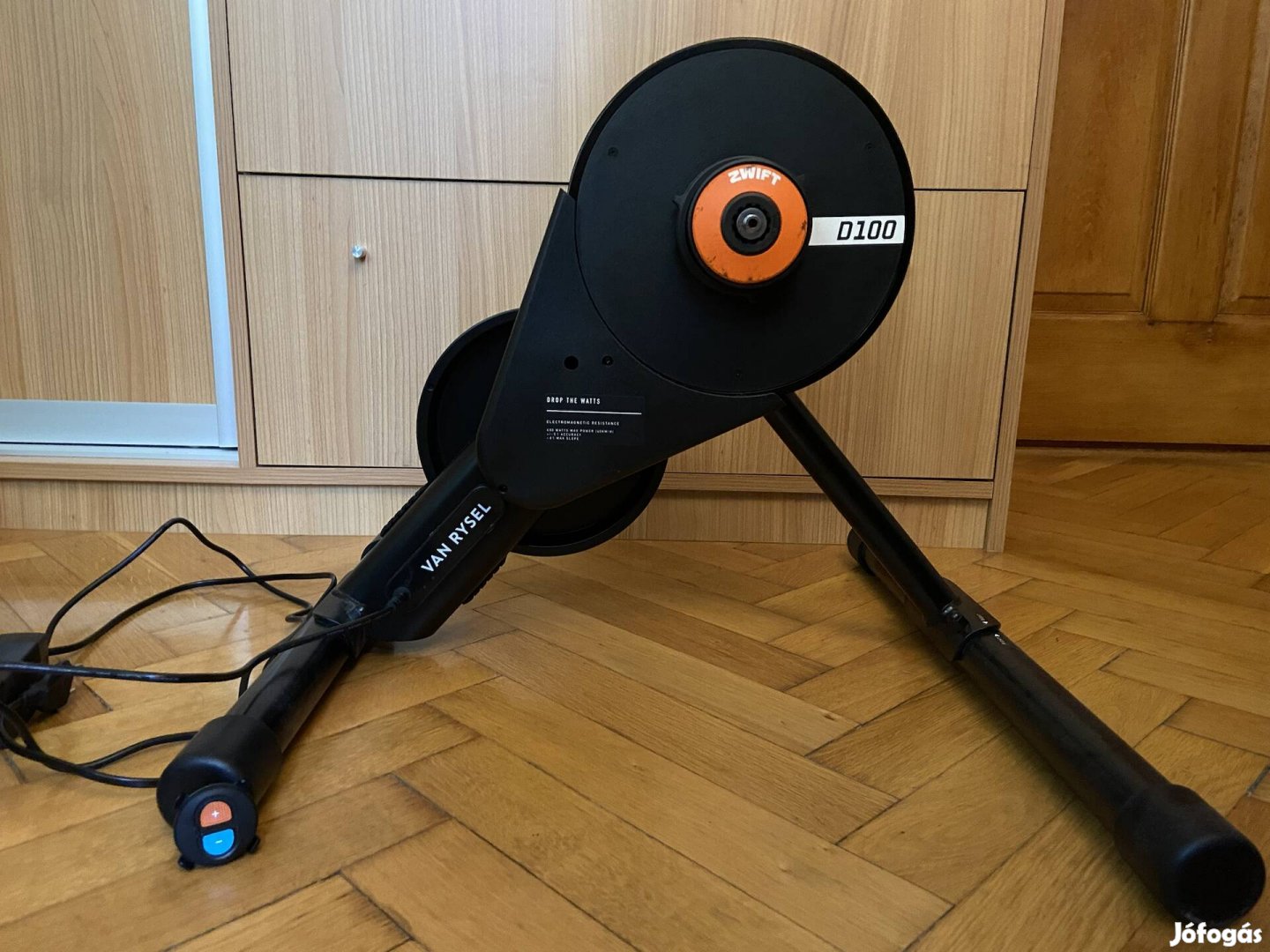 Decathlon D100 okosgörgő + Zwift Cog & Click