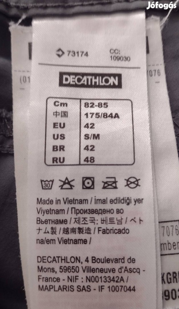 Decathlon Quechua vékony férfi nadrág Új!!!