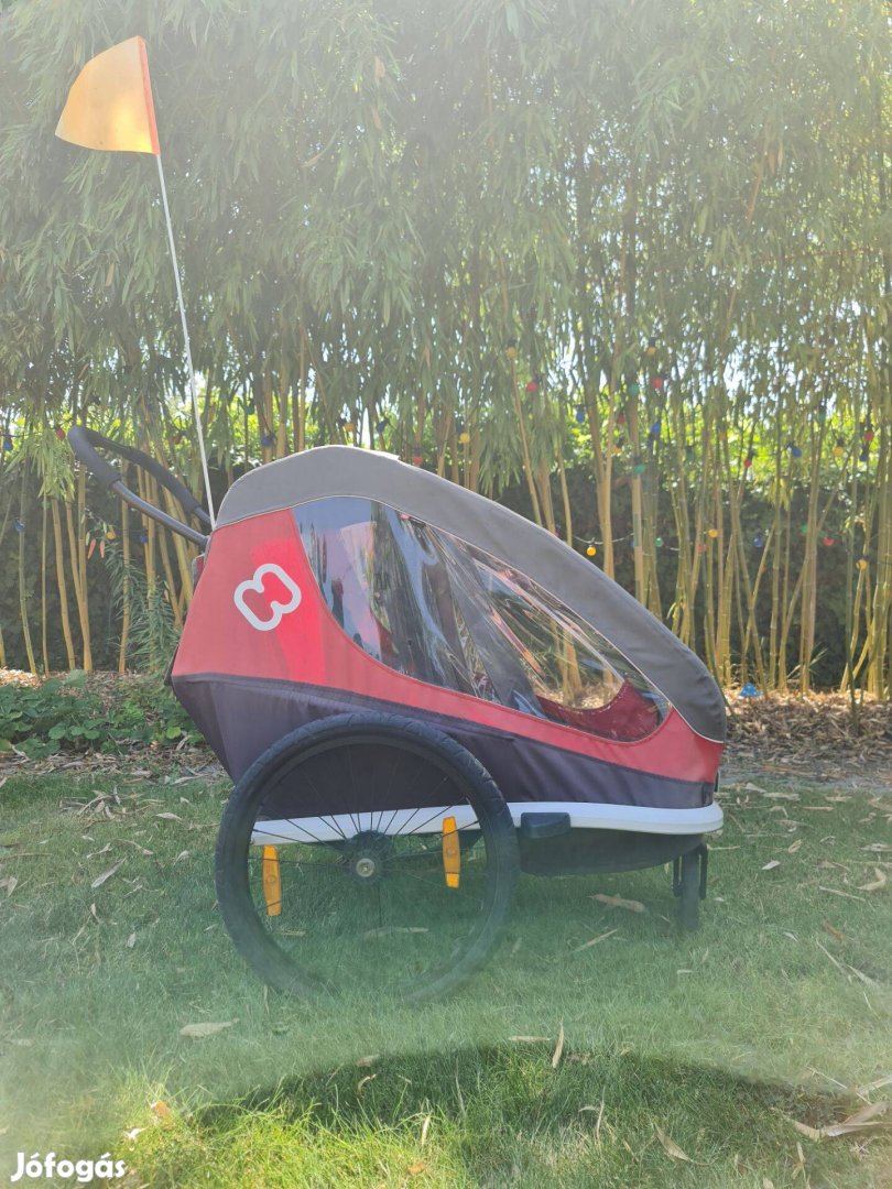 Decathlon hamax kerékpár utánfutó használt