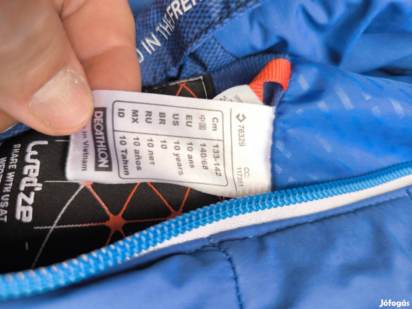 Decathlonos kabát csomag