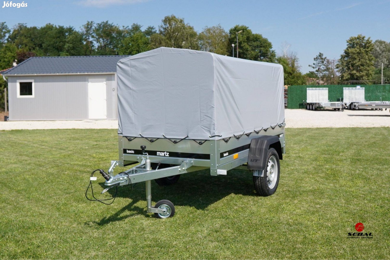 Decemberi akció! Füzesabonyban új 2m-es ponyvás utánfutó rendszámmal